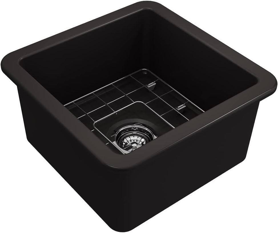 BOCCHI 18'' L Fireclay Kitchen Sink 1359-004-0120