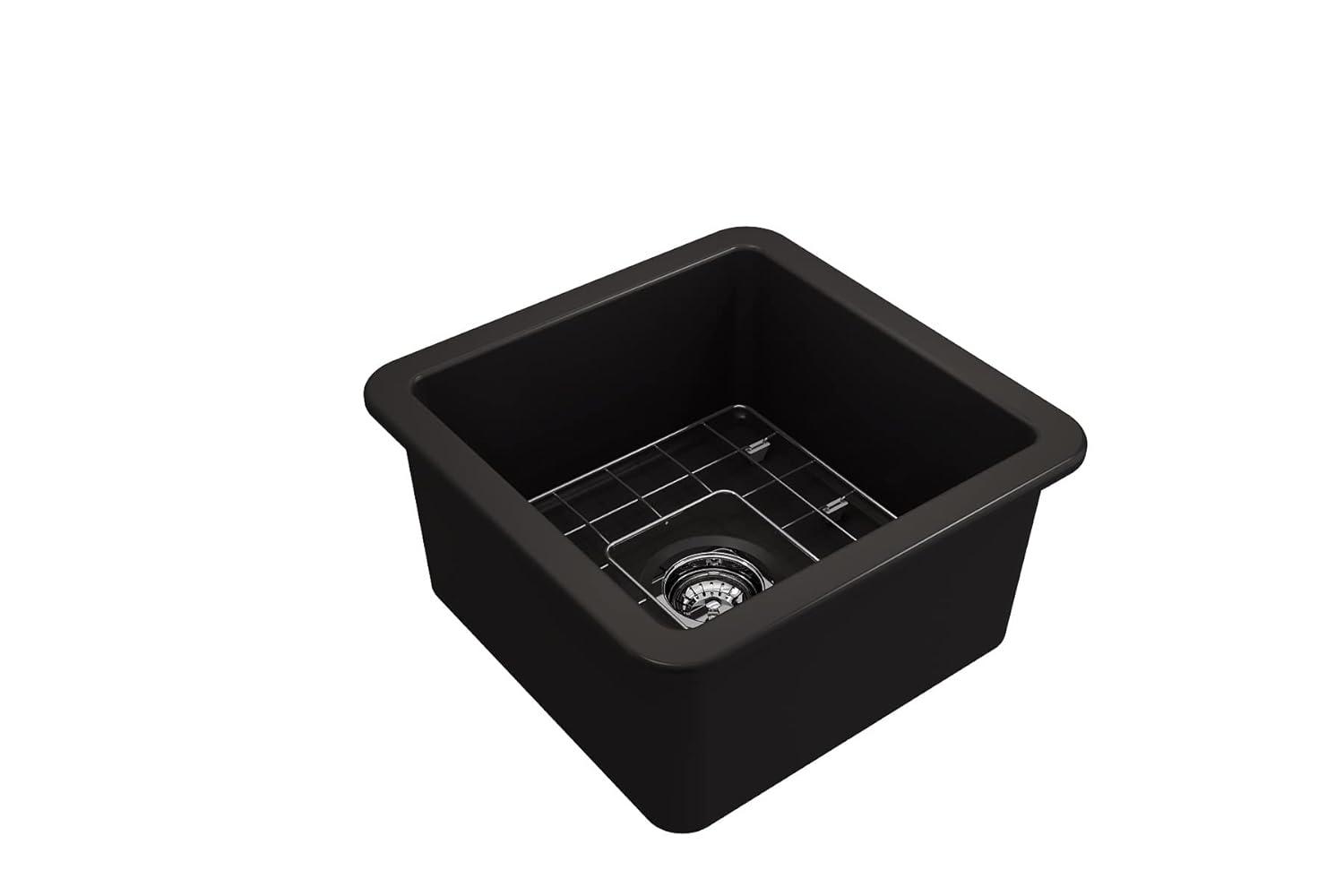BOCCHI 18'' L Fireclay Kitchen Sink 1359-004-0120