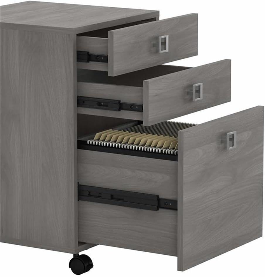 Bush Business Furniture Echo 3 L-Shaped Computer Desk Office Set