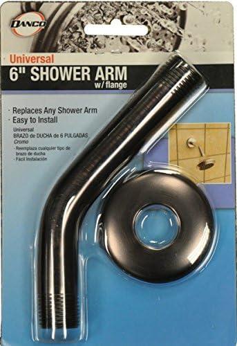 Oil Rubbed Bronze 6-inch Shower Arm with Flange