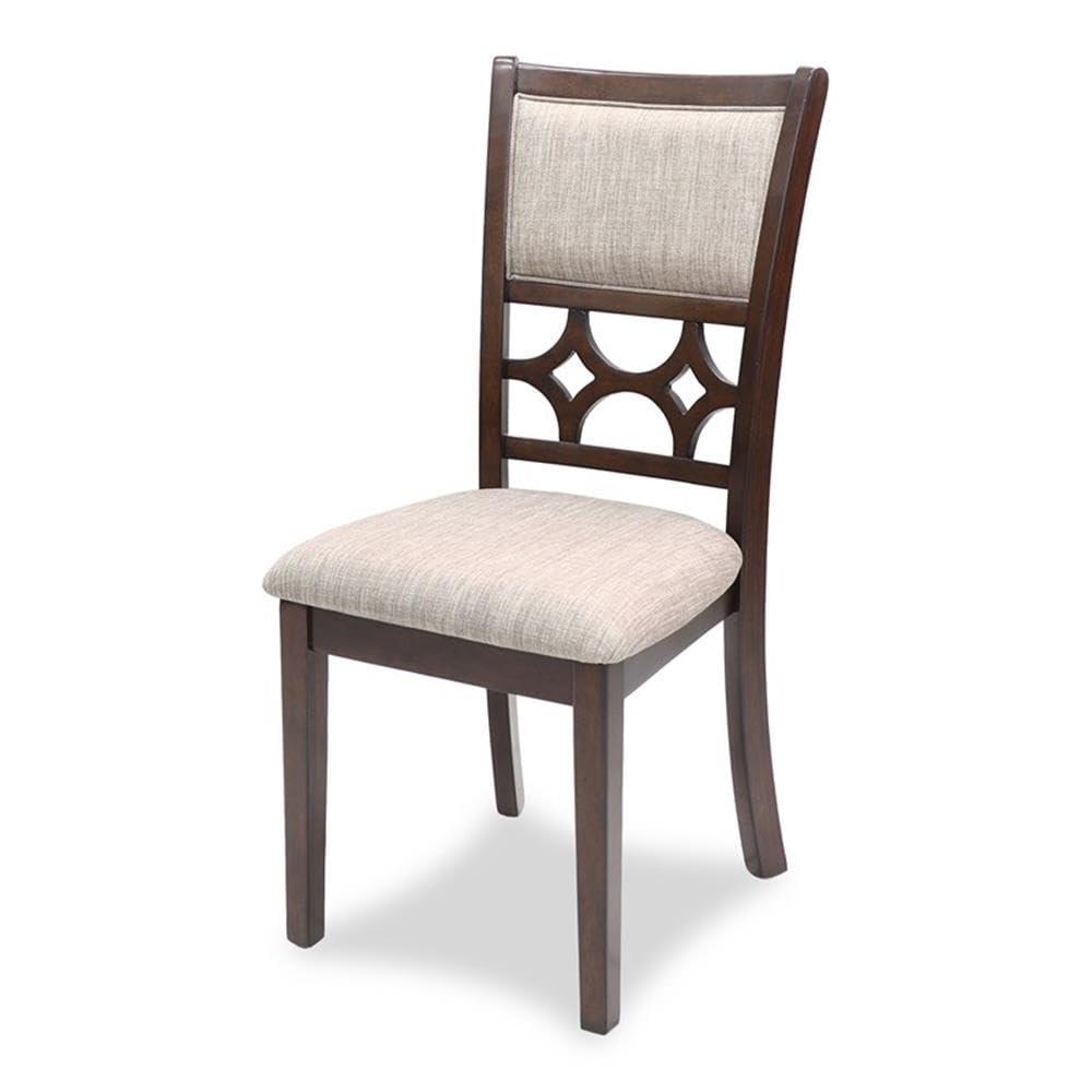 New Classic Furniture Mitchell 5-Piece Transitional Wood Dining Set in Cherry