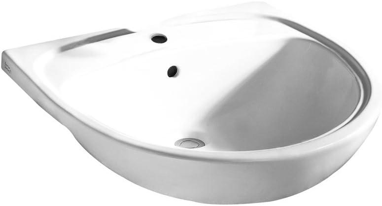 American Standard Mezzo 21.5'' Ceramic Circular Bathroom Sink with Overflow
