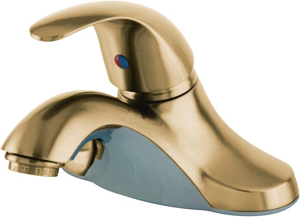 Kingston Brass Legacy Single-Handle 3-Hole Deck Mount 4" Centerset Bathroom Faucet