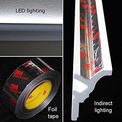 4.5'' H x 95.5'' W x 3'' D Plastic Crown (Set of 11)