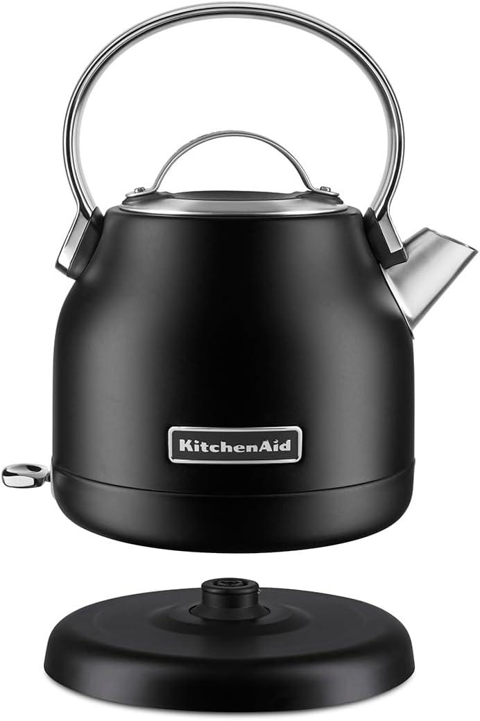 KitchenAid 1.25 L Electric Kettle, Black Matte, KEK1222