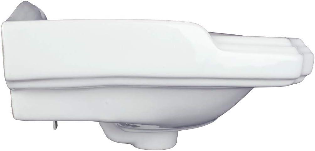 The Renovators Supply Inc. 14.75'' Gloss White Vitreous China Rectangular Bathroom Sink with Overflow