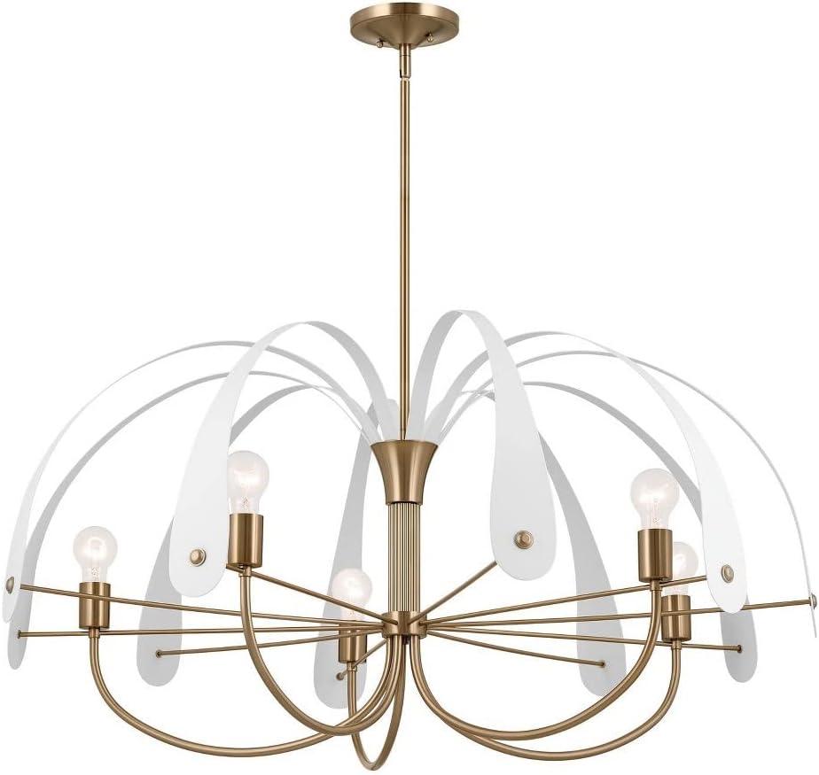Kichler Lighting Petal 5 - Light Chandelier in  Champagne Bronze