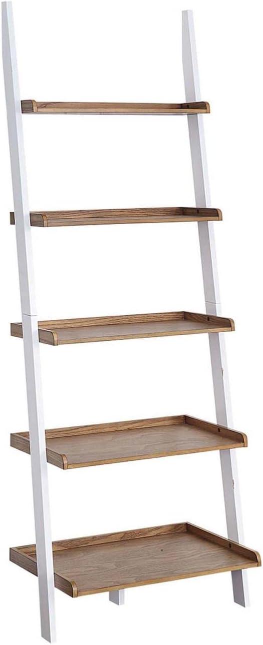 Convenience Concepts American Heritage Bookshelf Ladder, Driftwood/White