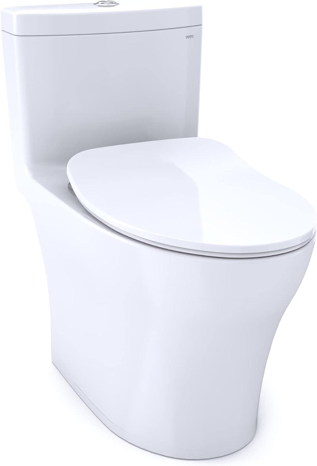 Aquia® Dual-Flush Elongated One-Piece Toilet with Tornado Flush (Seat Included)