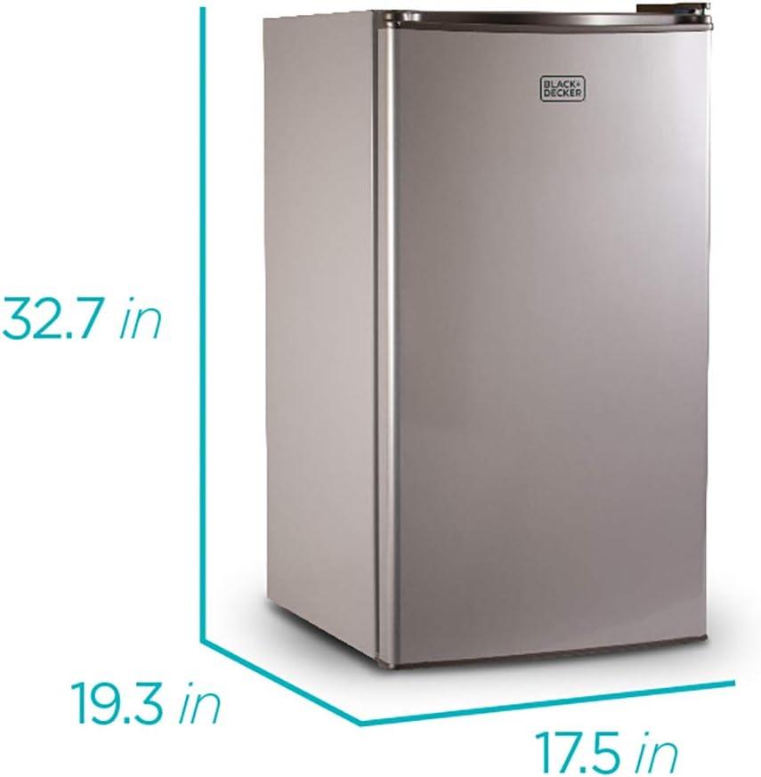 BLACK+DECKER 3.2 cu. ft. Freestanding Mini Fridge with Freezer