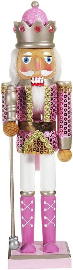 Kurt Adler 15-Inch Pink Nutcracker