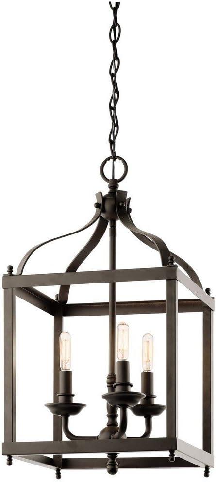 Larkin 22.25" Distressed Bronze 3-Light Pendant