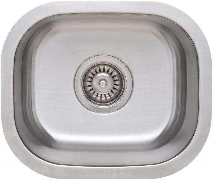 Craftsmen Series 15'' L Undermount Single Bowl Stainless Steel Kitchen Sink