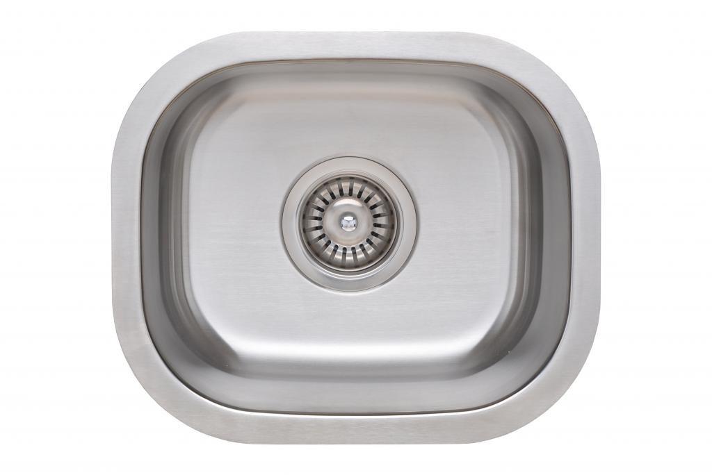 Craftsmen Series 15'' L Undermount Single Bowl Stainless Steel Kitchen Sink
