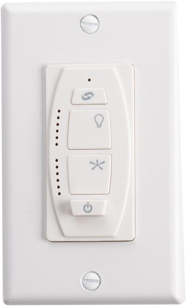 White 6-Speed DC Wall Control Transmitter