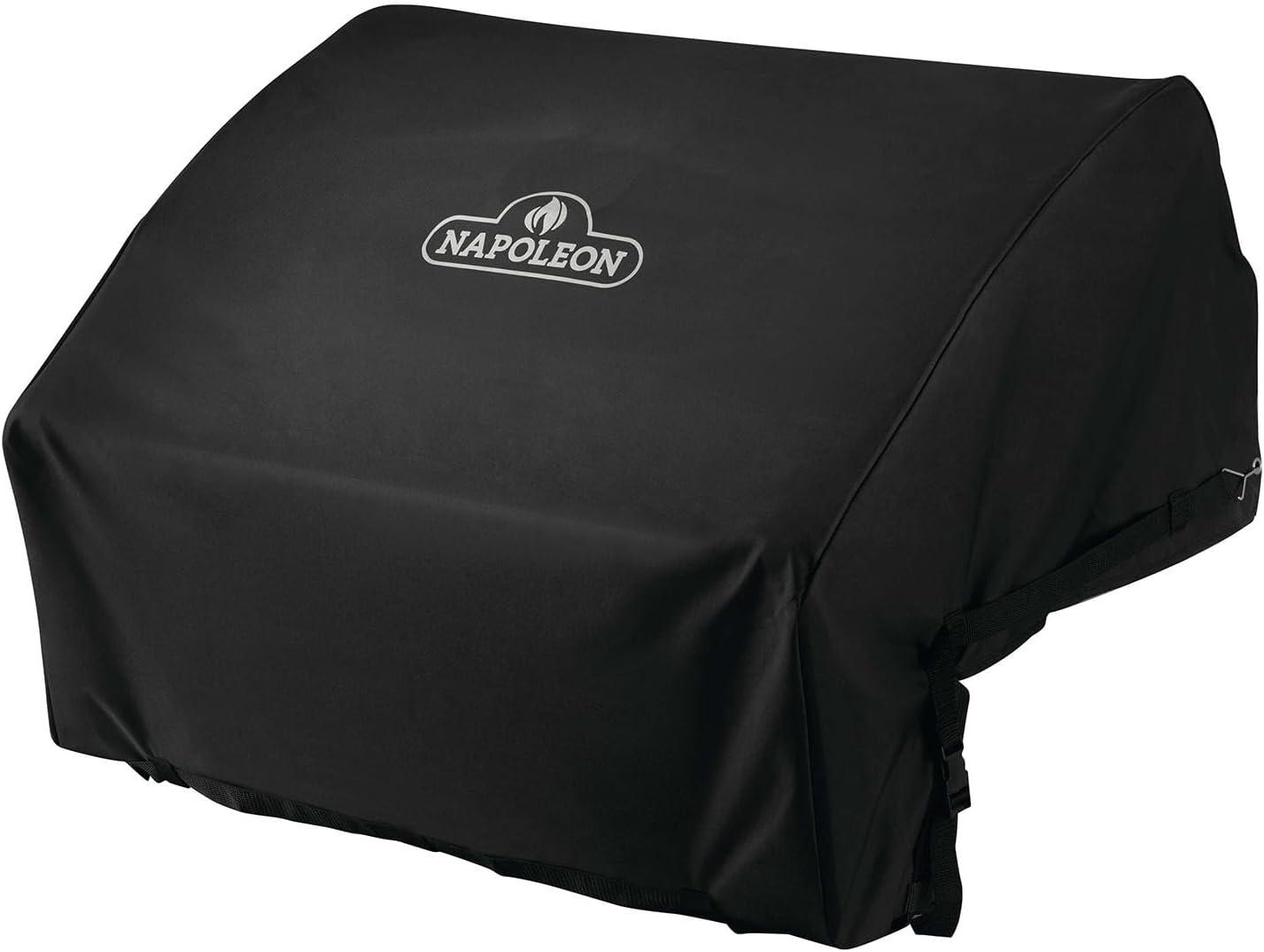 Black Water-Resistant Built-In Grill Cover for 32-Inch Grills