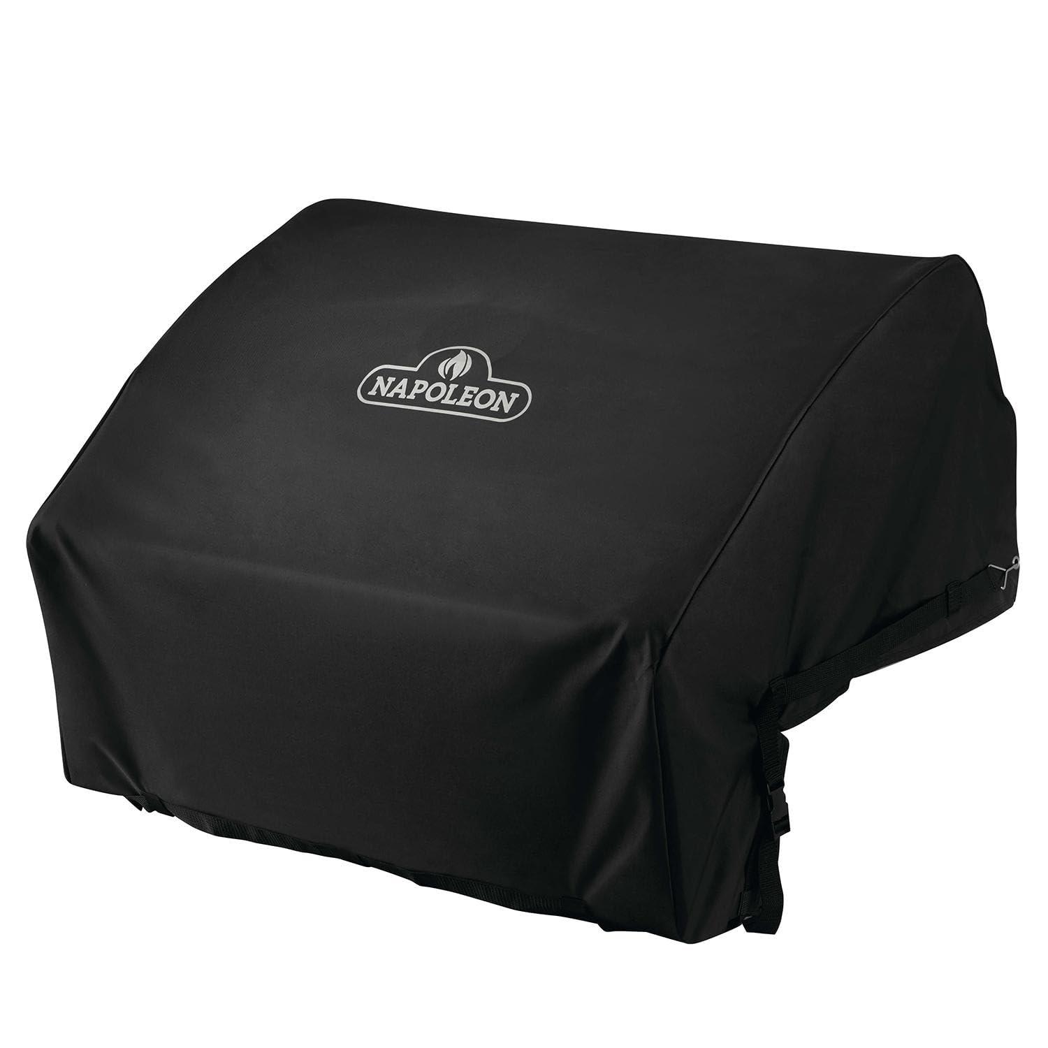 Black Water-Resistant Built-In Grill Cover for 32-Inch Grills