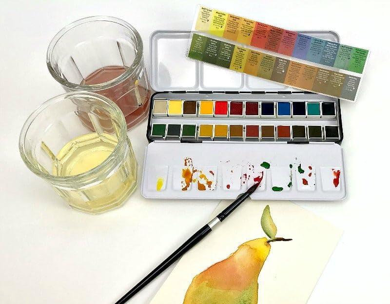 Daniel Smith Extra Fine Watercolor Half Pan Paint Set, 24-Colors & 24 Empty Half Pans
