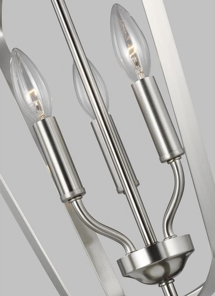 Romee Bronze 3-Light Classic Lantern Pendant with Glass Accents