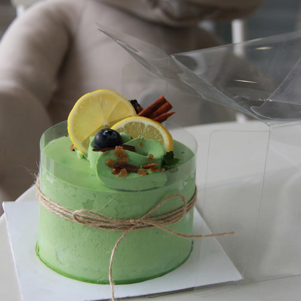 COOPHYA Decoración de Pasteles Envoltura de Pastel Transparente para Suministros de Panadería Baby Shower 1 Juego 787X0.3X0.004In