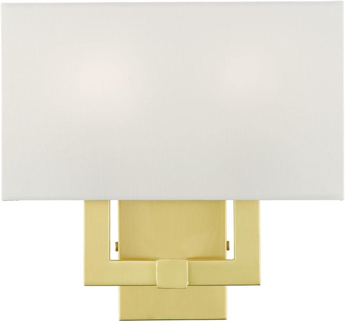 Livex Lighting Meridian 2 - Light Wall Light in  Satin Brass