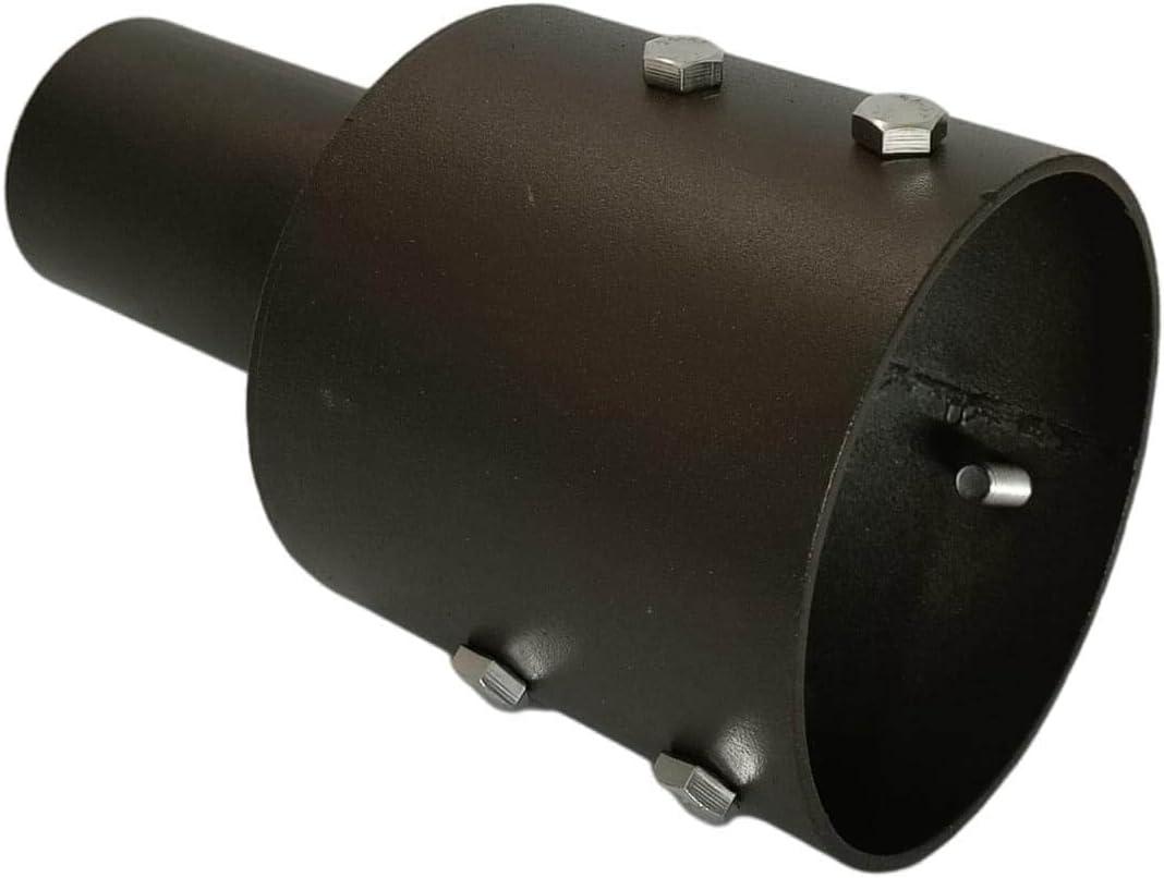 Tenon Adaptor for 4" Round Pole,Pole Adapter for Slip Fit Mount LED Shoebox