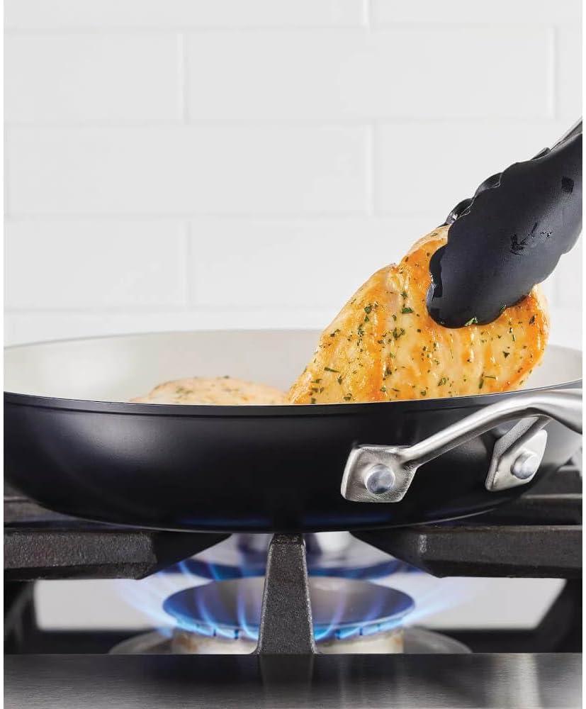 KitchenAid ® Matte Black Hard-Anodized Ceramic Non-Stick 10-Piece Cookware Set