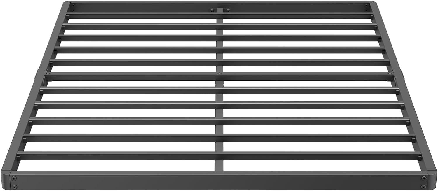 Bercht 2" Low Profile Metal Box Spring Bunkie Board, Thin Bed Slat Replacement(No legs)