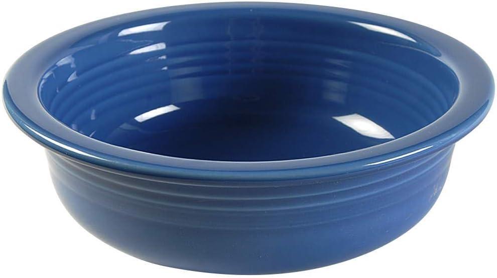 Lapis Blue Ceramic Microwave Safe Serving Bowl