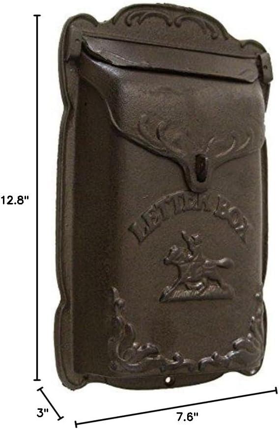 NACH Cara Cast Iron Wall Mounted Mailbox