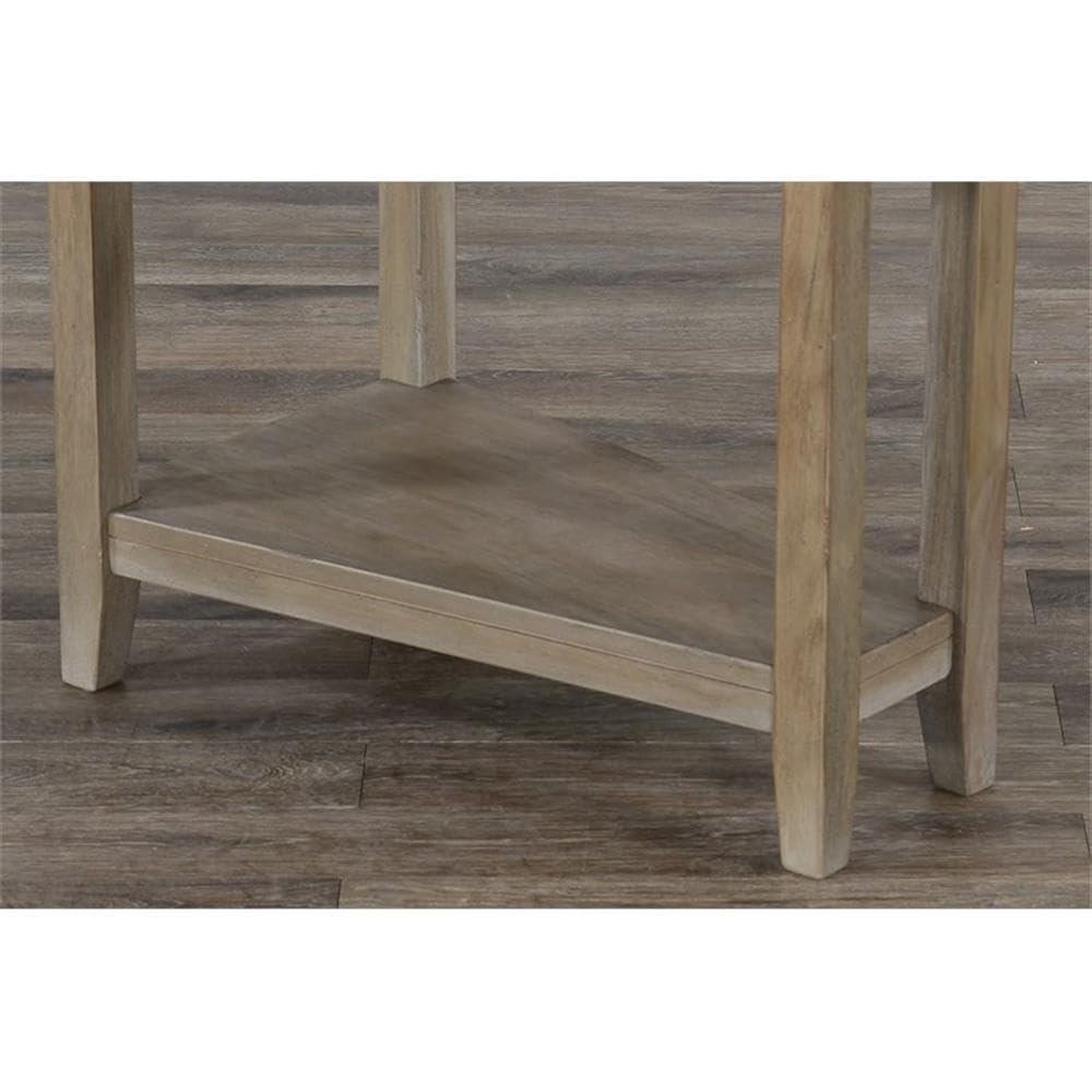 Sunny Designs Santa Fe 16" Transitional Wood Chair Side Table in Dark Chocolate
