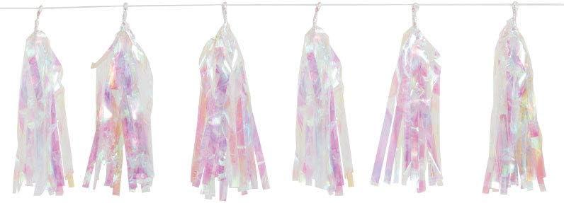 Foil Tassel Garland, 9ft, Iridescent, 1ct