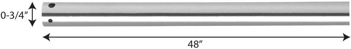 P2607-15-Progress Lighting-AirPro Fan Downrod - Downrod for Progress Brand Fans-48 Inch Down Rod Length-Polished Chrome Finish