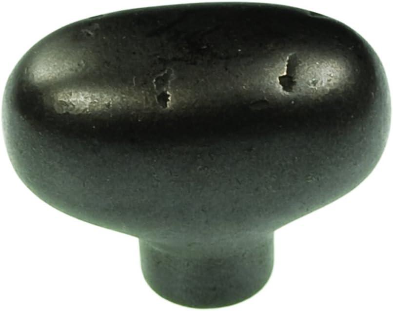 Carbonite 1 7/8" Length Oval Knob