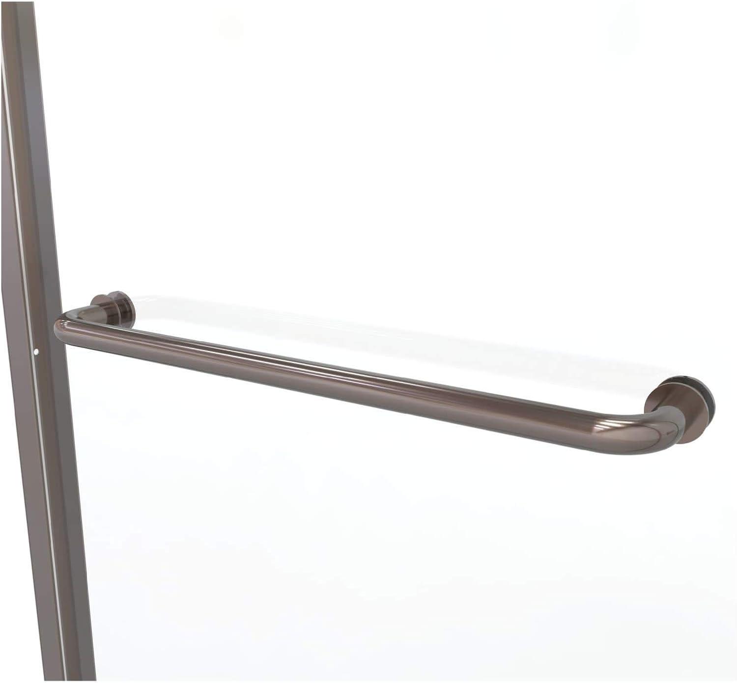 Infinity 29.25" W x 57" H Bypass Semi- Frameless Tub Door