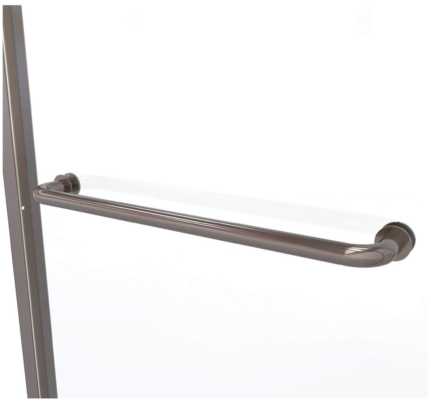 Basco Infinity 29.25" W x 57" H Bypass Semi- Frameless Tub Door INFH05A5857CLSV