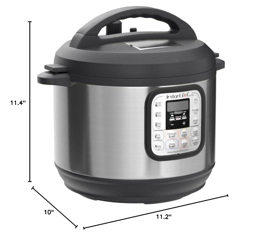 Instant Pot Duo Mini 3-Quart, Electric Pressure Cooker, 7-in-1 Yogurt Maker, Food Steamer, Slow Cooker, Rice Cooker & More