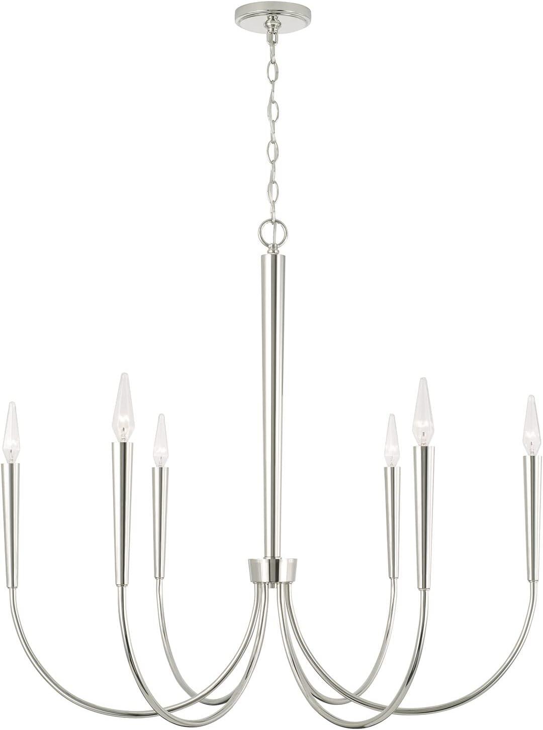 6 - Light Dimmable Classic / Traditional Chandelier