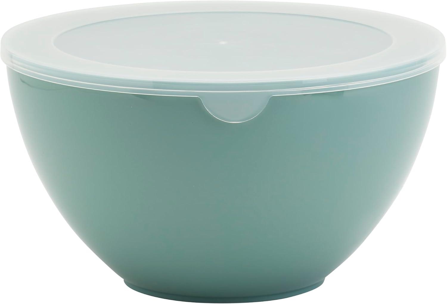 10 Piece Mixing Bowl Set with Lids, Fern Green