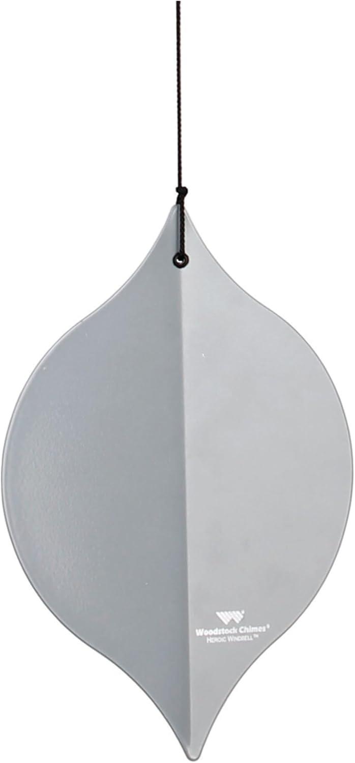 Woodstock Windchimes Heroic Windbell Harbor Gray, Wind Chimes For Outside, Wind Chimes For Garden, Patio, and Outdoor Décor, 40"L