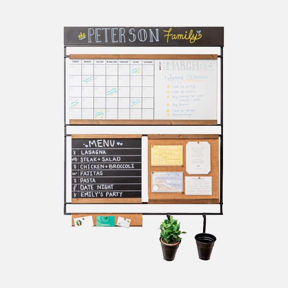 The Brooke Wall Organizer by 1THRIVE | Home Organization | Home Schooling | Command Center