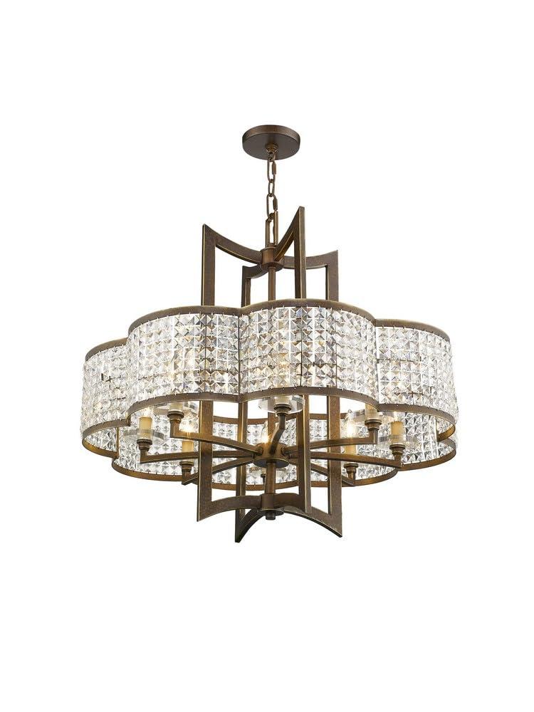 Livex Lighting Grammercy 8 - Light Chandelier in  Brushed Nickel