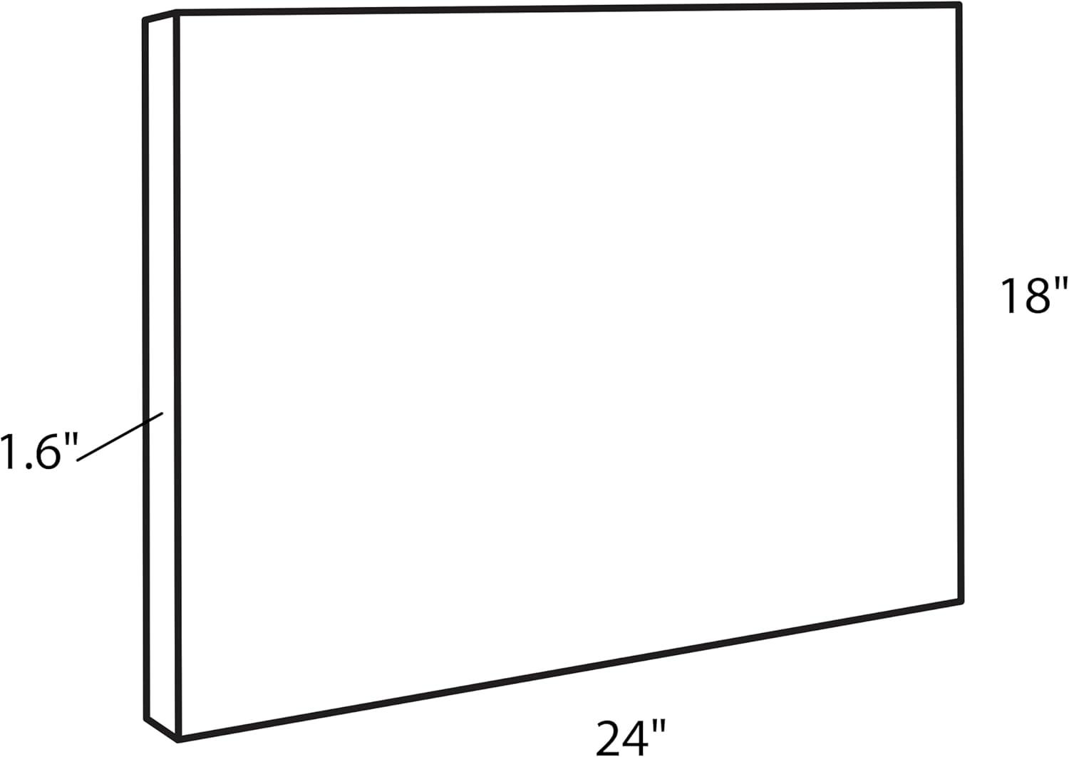 18" x 24" Sylvie Little Bloom by Myriam Van Neste Framed Wall Canvas Gray - Kate & Laurel All Things Decor