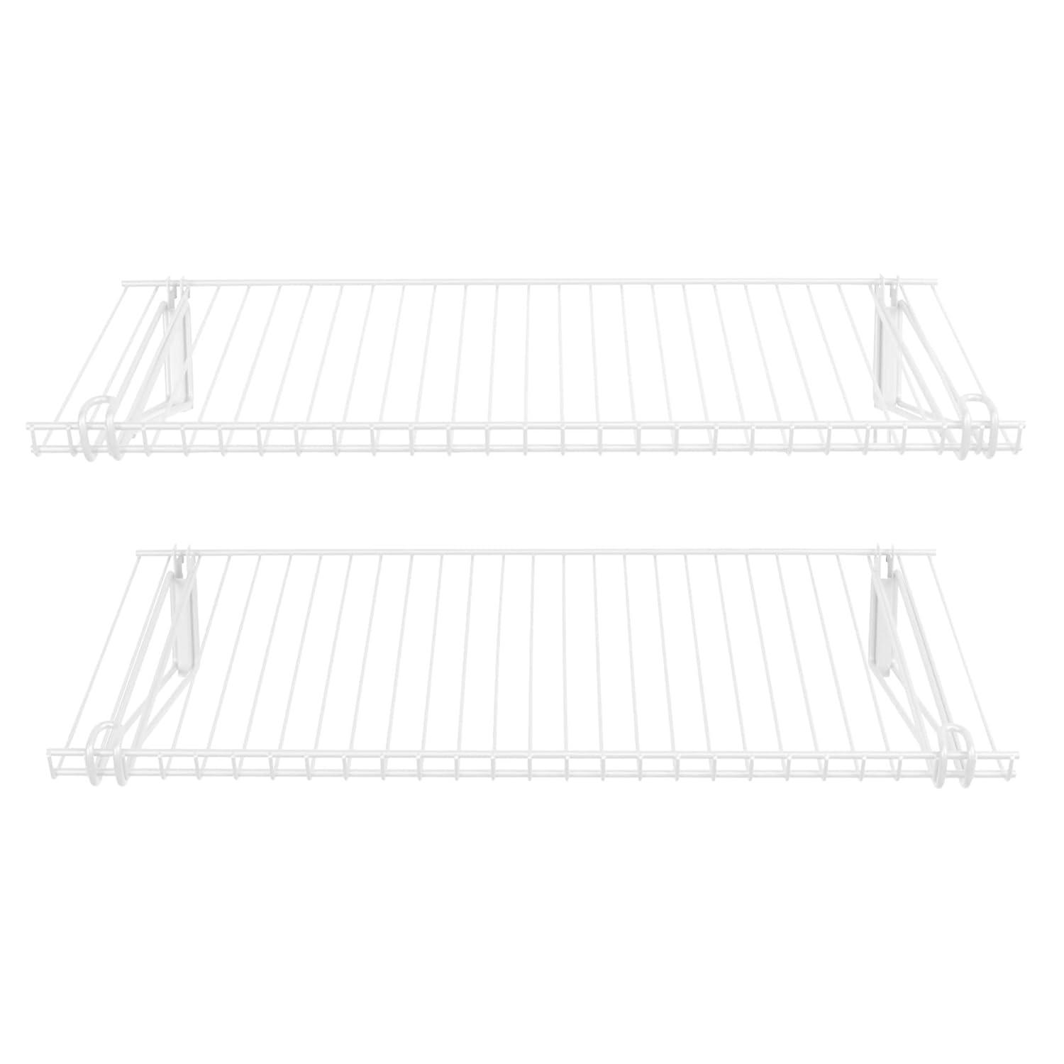 Rubbermaid Rubbermaid FG3H9100WHT Configurations Accessories 26-Inch Shelving Kit, White