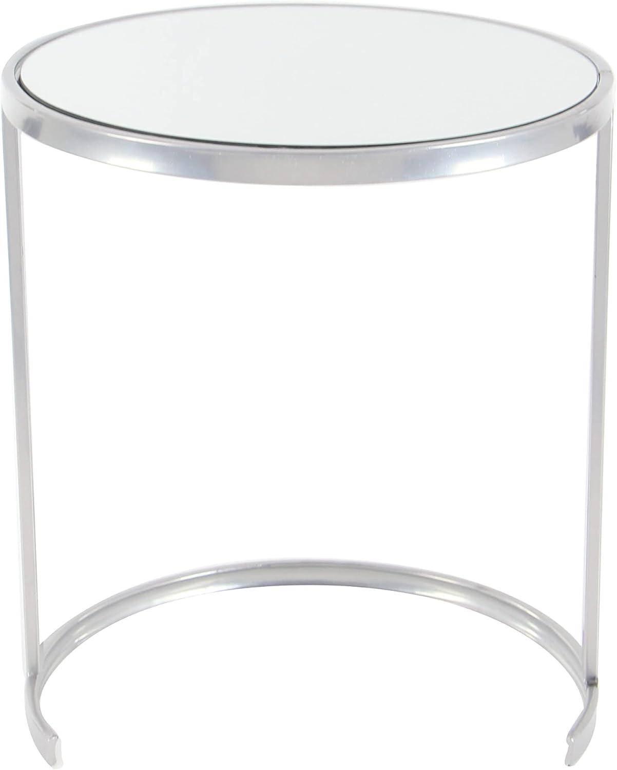 Set of 3 Contemporary Metal Accent Table - Olivia & May