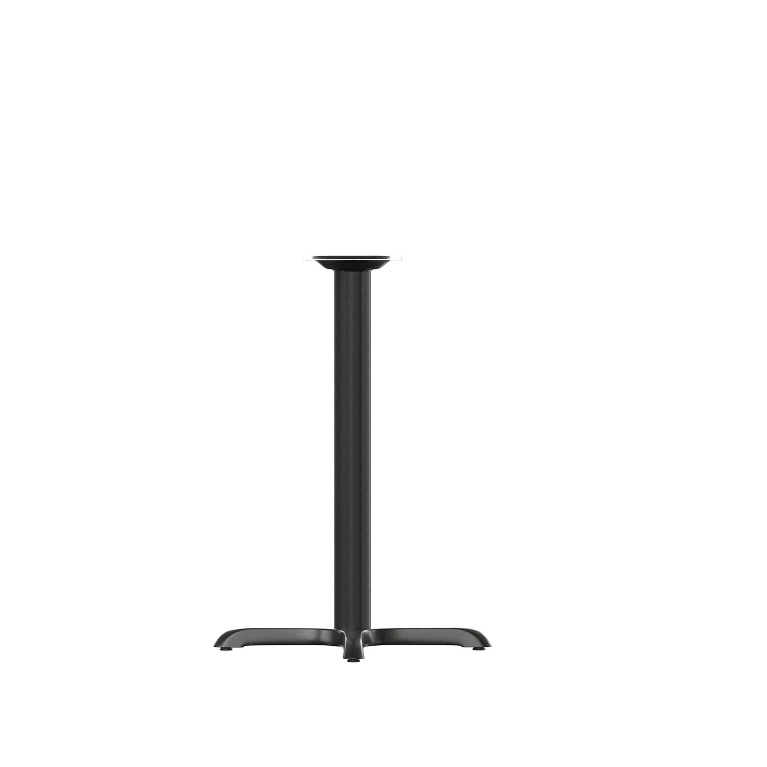 Flash Furniture Beverly Restaurant Table X-Base with 3" Dia. Table Height Column