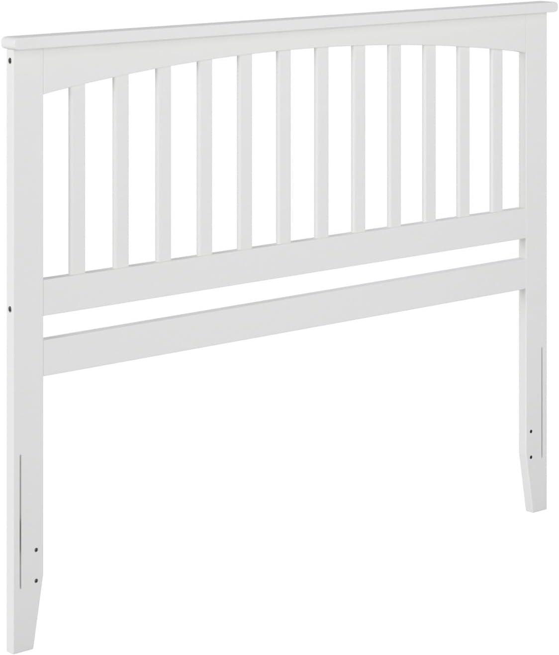 AFI Furnishings Mission Queen Headboard with Turbo Charger in White
