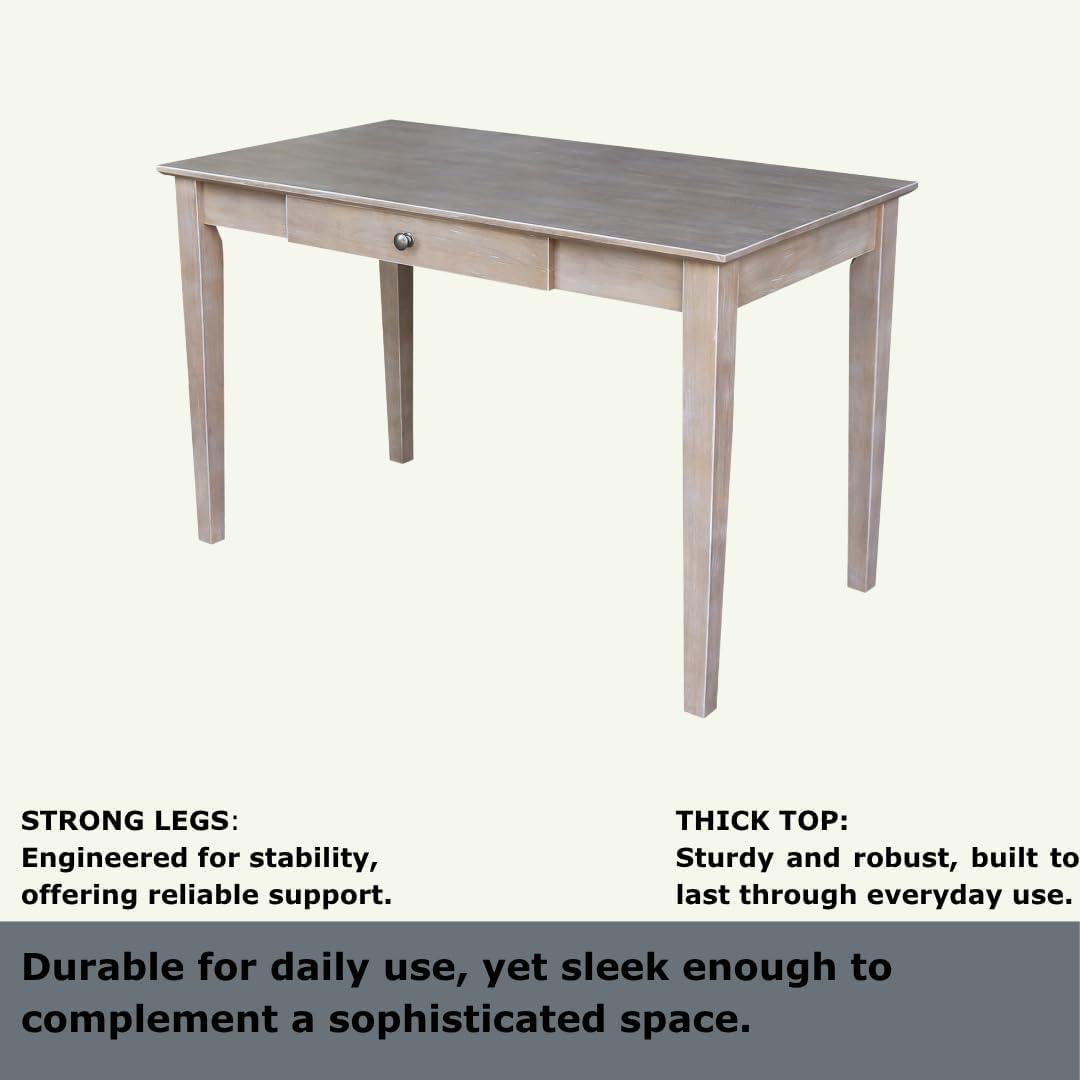 48" Writing Desk Unfinished - International Concepts