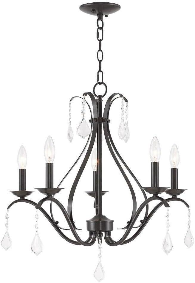 Livex Lighting Caterina 5 - Light Chandelier in  English Bronze