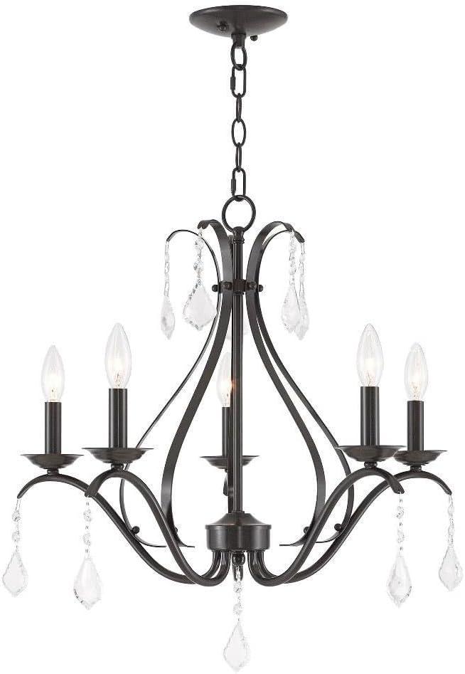 Livex Lighting Caterina 5 - Light Chandelier in  English Bronze